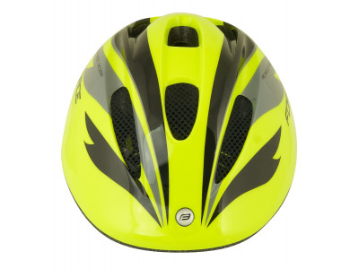 FORCE prilba FUN STRIPES detská, fluo-čierno-šedá