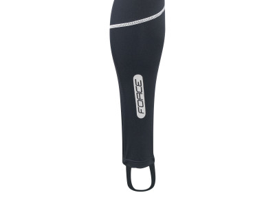 FORCE nohavice Z70 SOFTSHELL s trakmi bez vložky, čierne