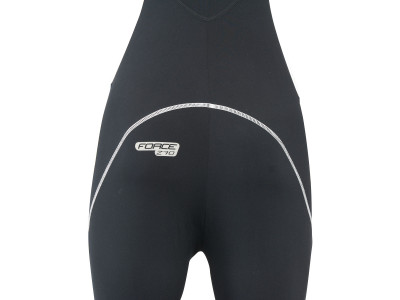 FORCE nohavice Z70 SOFTSHELL s trakmi bez vložky, čierne