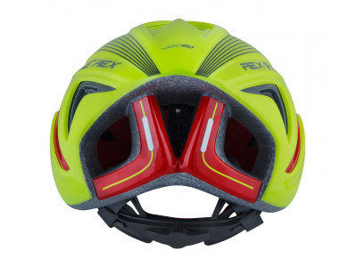 FORCE prilba REX, fluo-červená