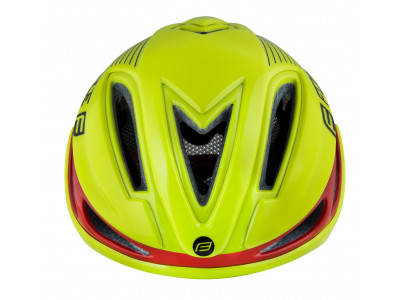 FORCE prilba REX, fluo-červená