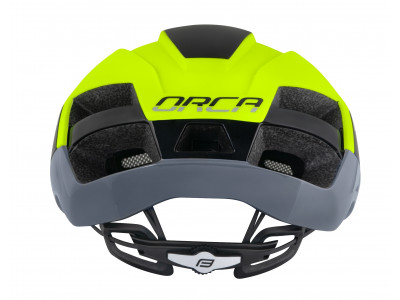 FORCE prilba ORCA, fluo matná-šedá