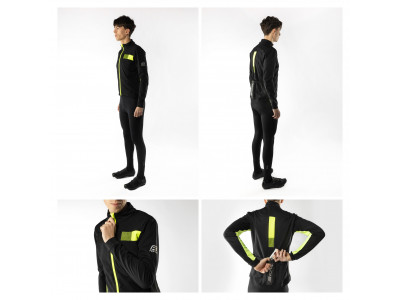 Force bunda FROST softshell pánská, černo-fluo