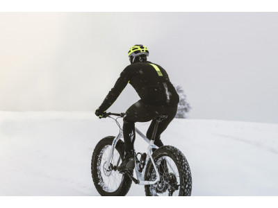 Force bunda FROST softshell pánská, černo-fluo