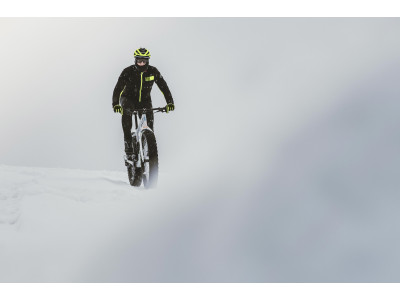 Force bunda FROST softshell pánská, černo-fluo