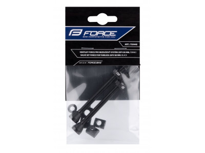 FORCE ventilky pre bezdušový systém 2xFV 80mm, čierne