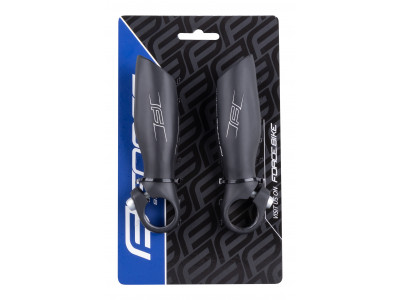 FORCE rohy B4.6 11,5 cm Al, čierne matné