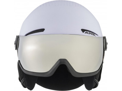 ALPINA Lyžiarska prilba ARBER VISOR Q-LITE fialová - Veľkosť S (51-55 cm)