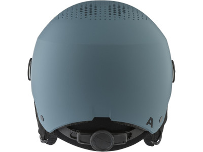 ALPINA Lyžiarska prilba ARBER VISOR Q-LITE dirt-blue - Veľkosť M (54-58 cm)