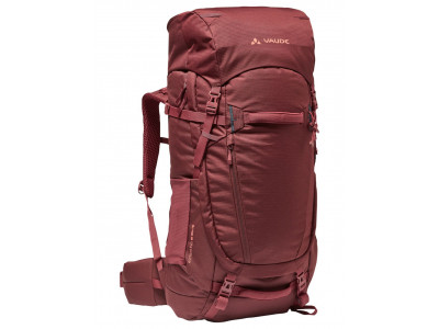 Vaude turistický batoh W. Astrum EVO 55+10, dámsky - dark cherry