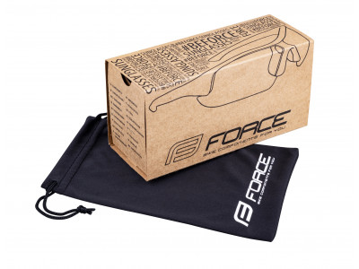 FORCE okuliare APEX, čierno-šedé, čierne kontrastné sklo