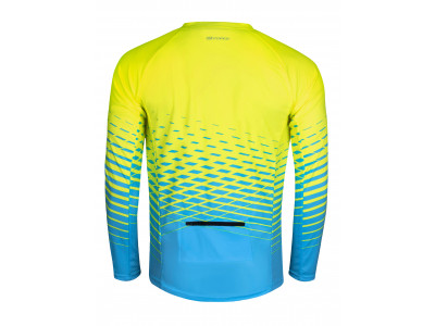 Force dres MTB ANGLE dl. rukáv, fluo-modrý