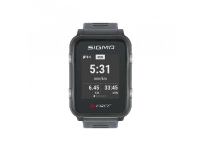 SIGMA Športové hodinky - pulzmeter iD.FREE - šedý / grey 
