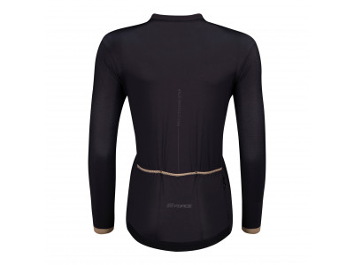 Force dres GOLD LADY dl. rukáv, čierny