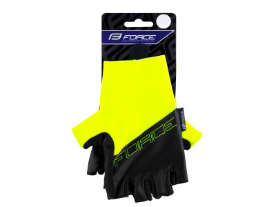 Force rukavice EVEN bez zapínania, fluo-čierne