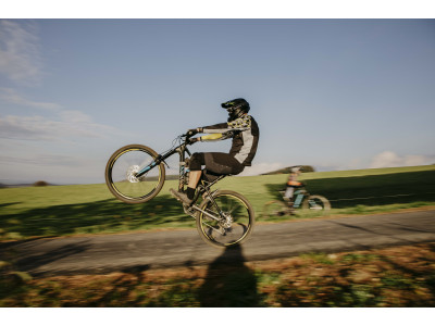 Force dres F RECKLESS dl. rukáv, čierno-žlto-sivý