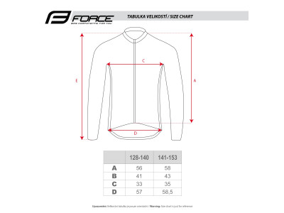 Force bunda F FROST KID softshell, čierno-fluo