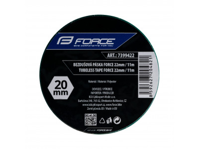 Force páska bezdušová Tubeless lepiaca 20mm x 11m