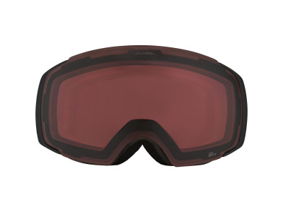 Alpina lyžiarske okuliare FALERA MAG black matt Q-LITE red
