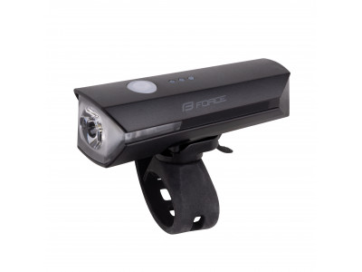 FORCE svetlo predné FLUX 550LM USB, čierne