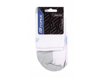 FORCE ponožky EDGE, bielo-šedé