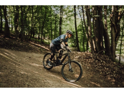 Force dres MTB MOUNT LADY kr. rukáv, modrý