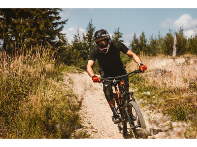 Force dres MTB MOUNT krátky rukáv, čierny