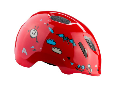 ALPINA cyklistická Junior prilba XIMO 2 , red smile gloss