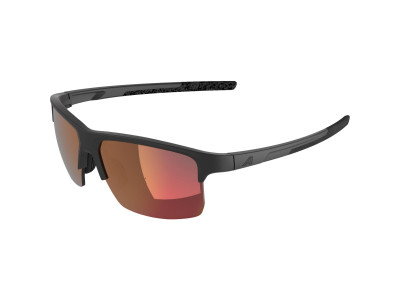 ALPINA športové slnečné okuliare EAGLE Q-LITE - black matt / farba skla - red  