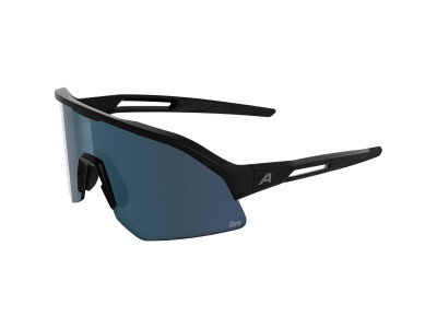ALPINA športové slnečné okuliare SONIC HR M Q-LITE - black matt / farba skla - blue  