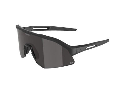 ALPINA športové slnečné okuliare SONIC HR M Q-LITE - black matt  / farba skla -  silver  