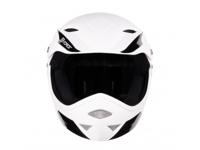 Force prilba DOWNHILL junior, biela matná S - M
