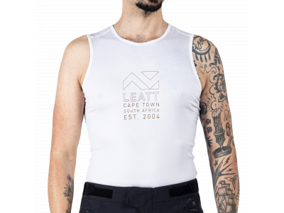 Leatt tričko Sleeveless Base, White