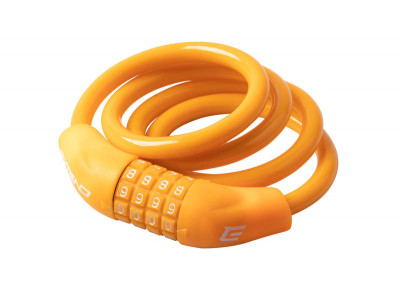 Extend zámok na bicykel NUMERIC 4, 10*1000mm, - yellow
