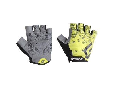 Extend rukavice pánske SPIROQ lime-black - S