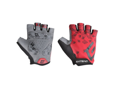 Extend rukavice dámske SPIREA red-black - XS