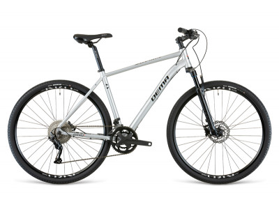 DEMA bicykel AVEIRO 9 silver-black - XL/22