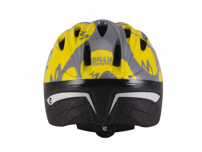 Extend prilba BILLY Monster žltá-sivá S/M (51-54cm)