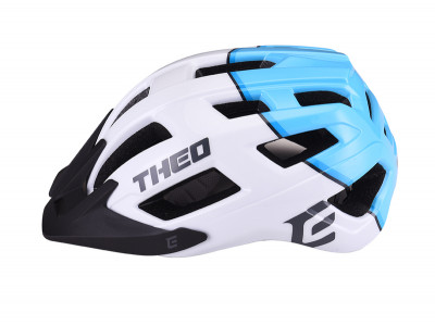 Extend cyklistická prilba THEO white-sky blue, S/M (55-58cm) shine