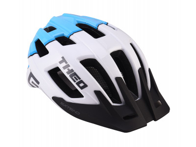 Extend cyklistická prilba THEO white-sky blue, M/L (58-62cm) shine