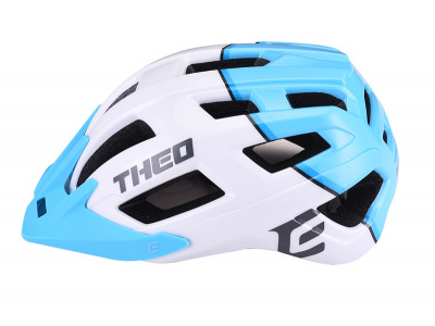 Extend cyklistická prilba THEO white-sky blue, M/L (58-62cm) shine