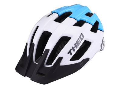 Extend cyklistická prilba THEO white-sky blue, M/L (58-62cm) shine