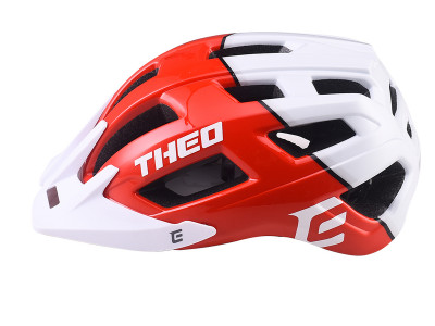 Extend cyklistická prilba THEO red-polar white, M/L (58-62cm) shine