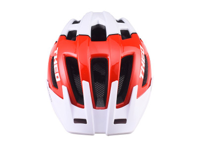 Extend cyklistická prilba THEO red-polar white, M/L (58-62cm) shine