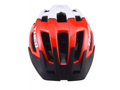Extend cyklistická prilba THEO red-polar white, M/L (58-62cm) shine
