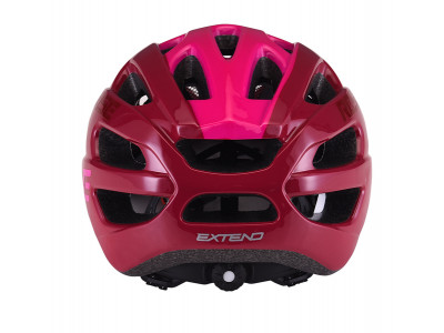Extend cyklistická prilba ROSE bordou-Lady pink, M/L (58-62cm) shine