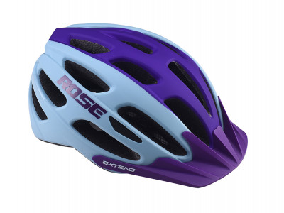 Extend cyklistická prilba ROSE light blue-night violet, S/M (55-58cm) matt