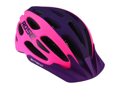 Extend cyklistická prilba ROSE pink-night violet, M/L (58-62cm) matt