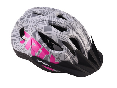 EXTEND prilba Extend TRIX labirint light grey XS/S (48-52 cm), shine