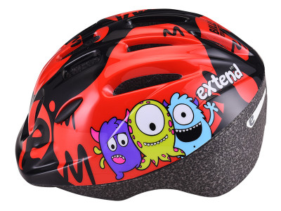 EXTEND prilba Extend BILLY Monster neon red S/M (51-54cm)